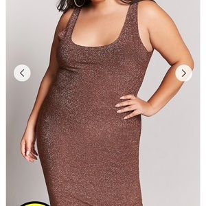 Knit dress- rose gold